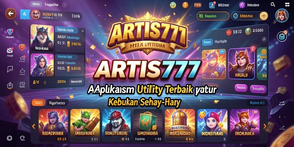 Tampilan antarmuka aplikasi ARTIS777 yang sederhana dan efektif.