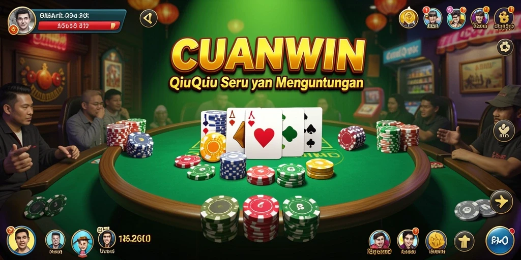 Screenshot gameplay QiuQiu dari CUANWIN yang menegangkan.