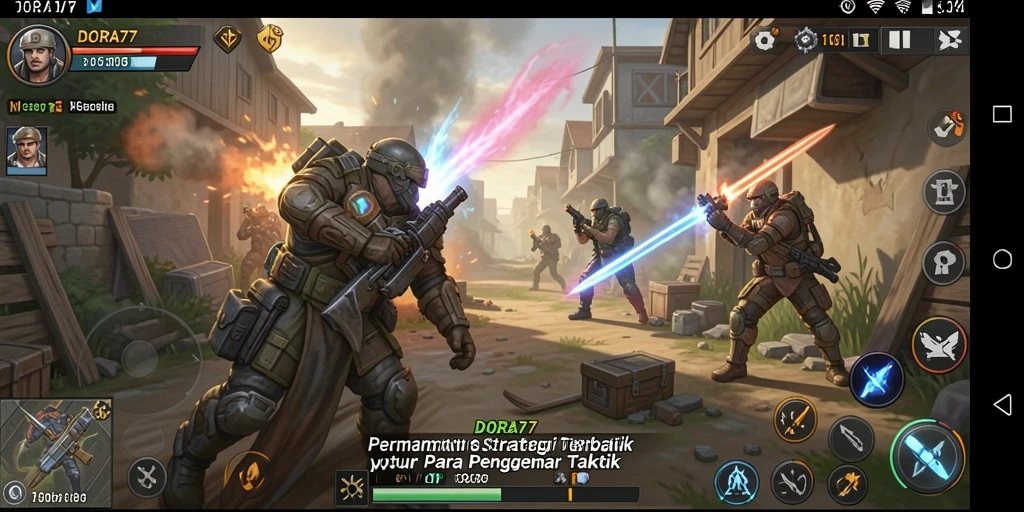 Tampilan gameplay DORA77 yang menantang dan penuh strategi.