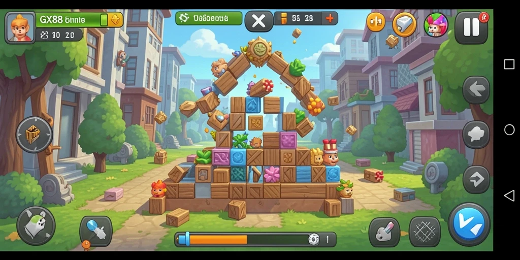 Tampilan gameplay seru dan menantang dalam GX88.
