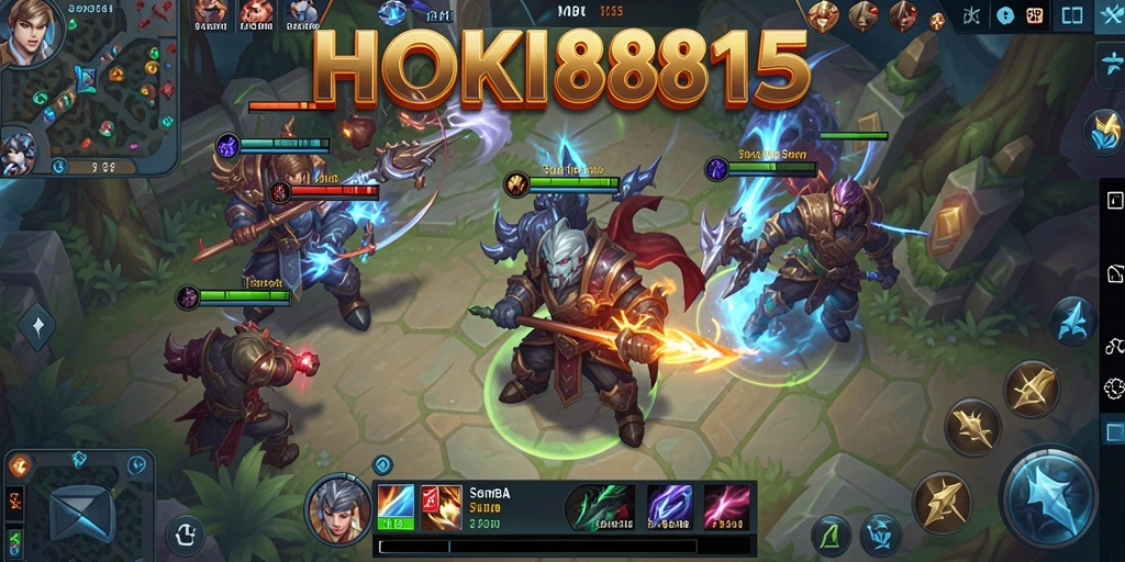 Tampilan gameplay HOKI8815 yang dinamis dan seru.