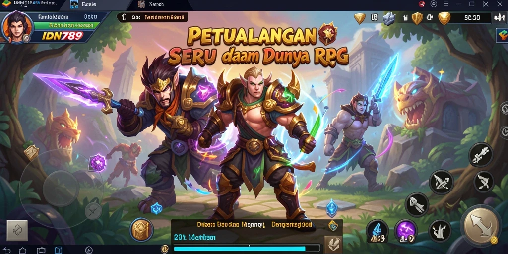Gameplay RPG yang mendebarkan dan imersif di IDN789.
