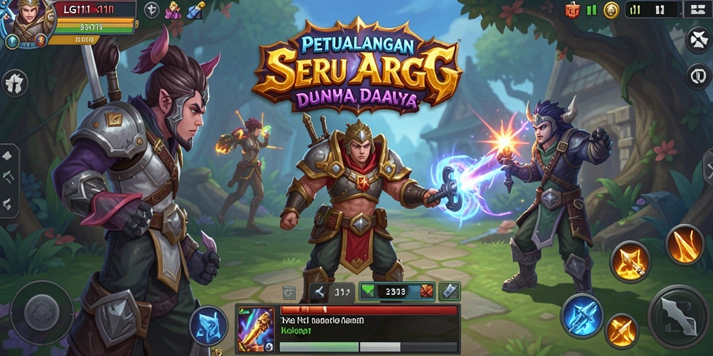 Tampilan gameplay ARPG yang seru dan menarik di LG111.