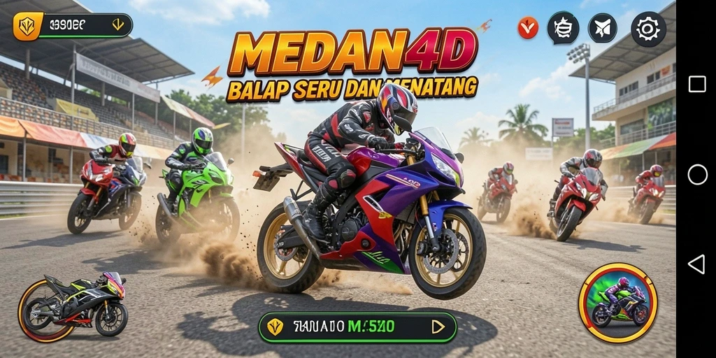 Tampilan gameplay MEDAN4D yang menegangkan dan mendebarkan.