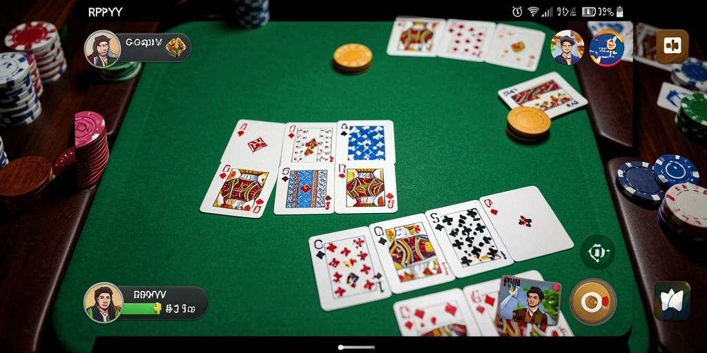 Screenshot gameplay RPYYY menampilkan momen seru Gaple.