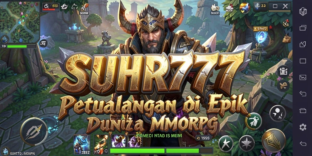 Tampilan gameplay yang menakjubkan dari SUHU777 dalam dunia MMORPG.