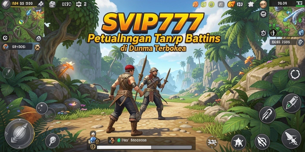 Tangkapan layar gameplay SVIP777 yang menampilkan eksplorasi dunia terbuka.